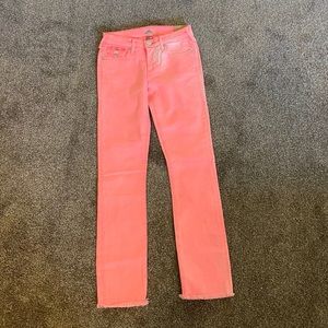 NWT True Religion crop straight leg jeans